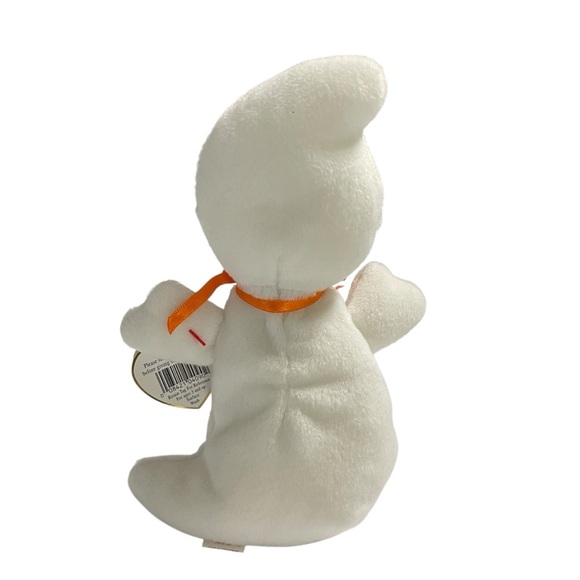 Ty Beanie Baby Spooky the Ghost 1995 PVC Pellets 4090 Rare Halloween Collectible - Picture 3 of 12